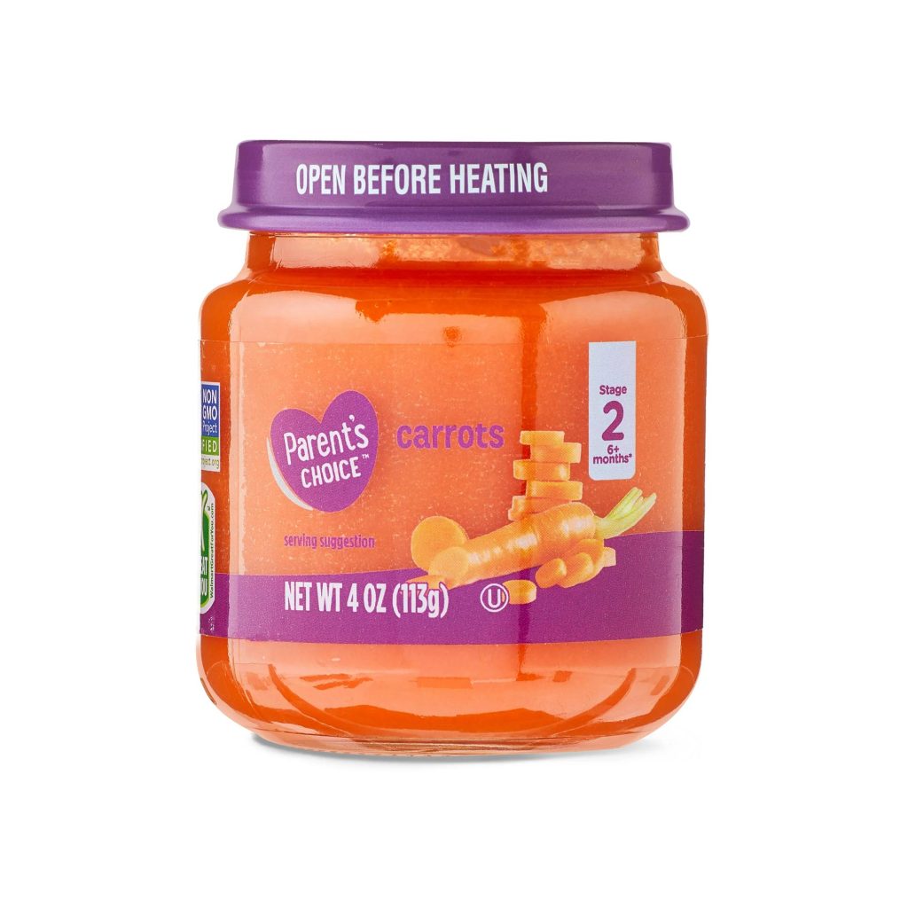 Purée de Carottes Parents Choice 4 oz