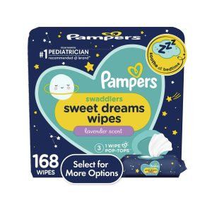 Lingettes Nuit Lavande Pampers 168 pc